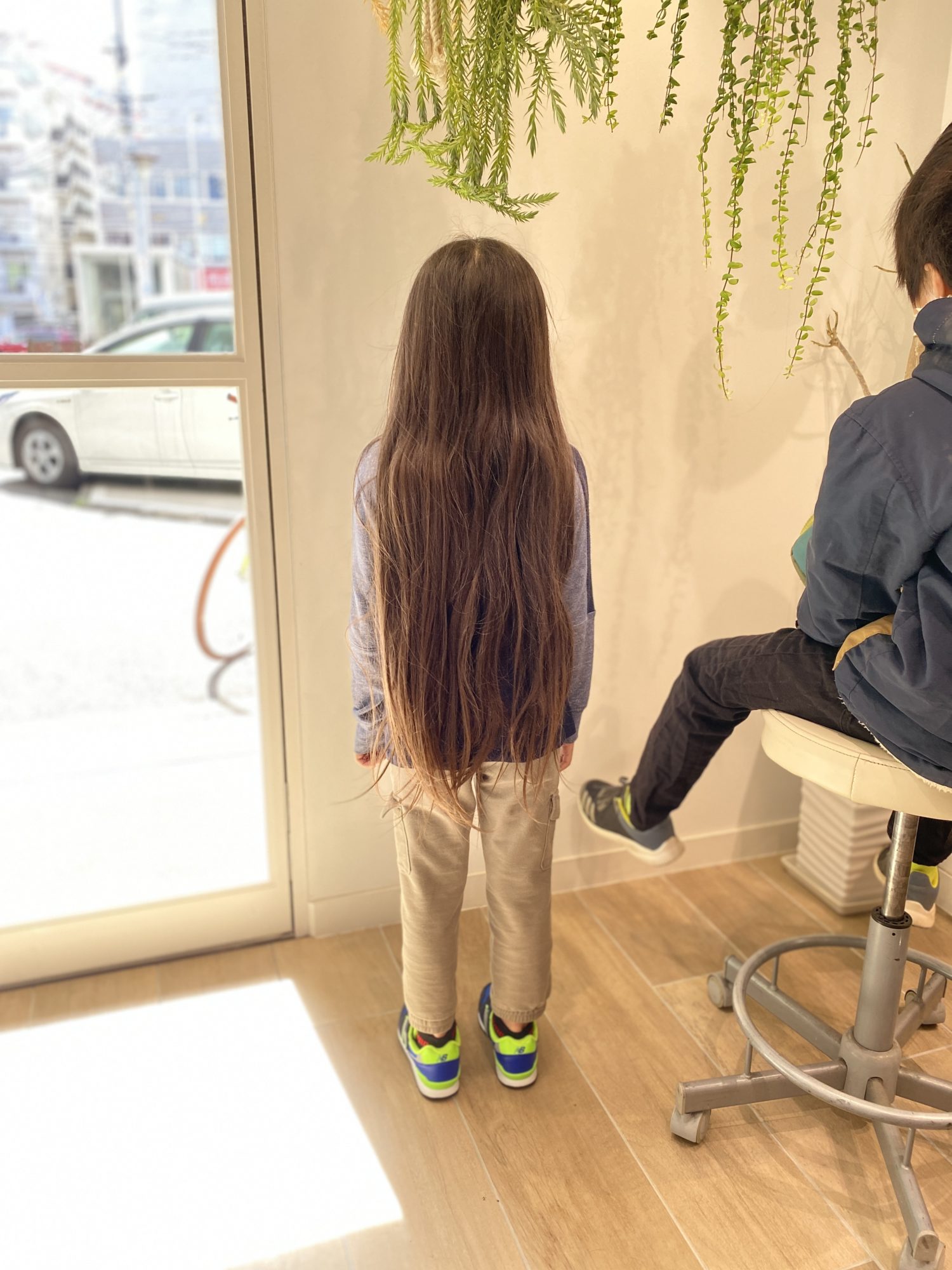今までで一番長い髪の毛のお子様 ヘアドネーション Ambient Hair